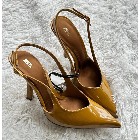 RARE!!! ZARA Pointed Toe Heels NWT - Picture 1 of 14